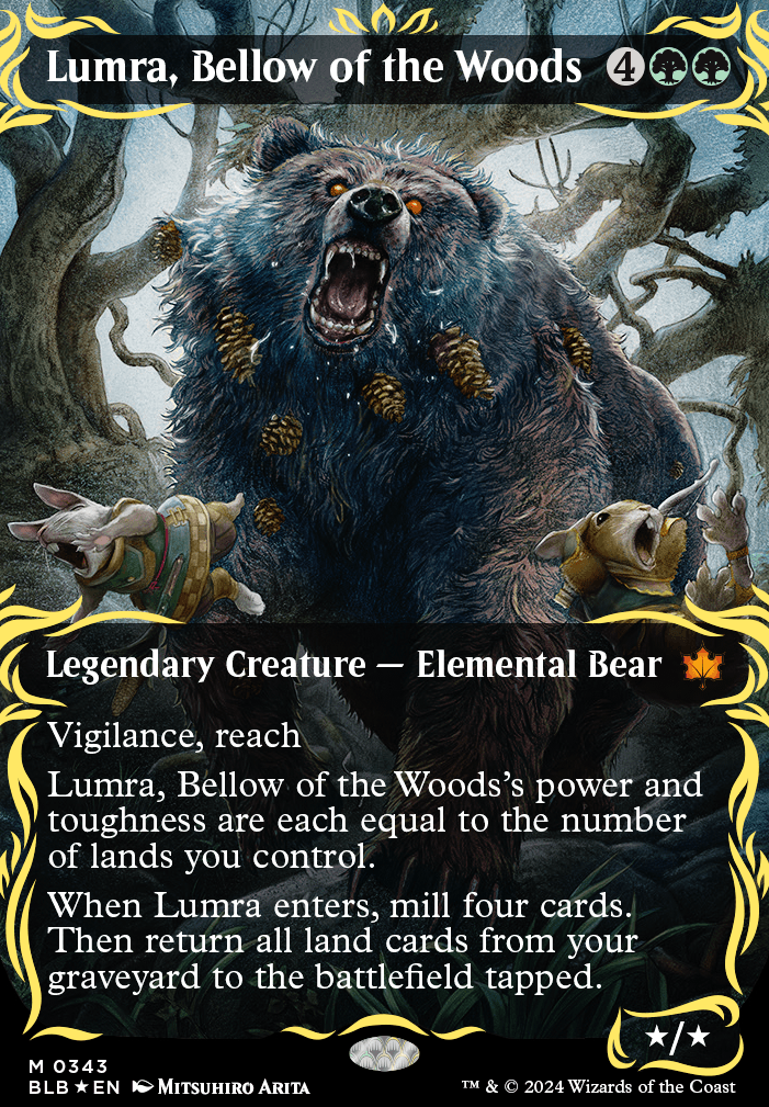 Commander: Lumra, Bellow of the Woods