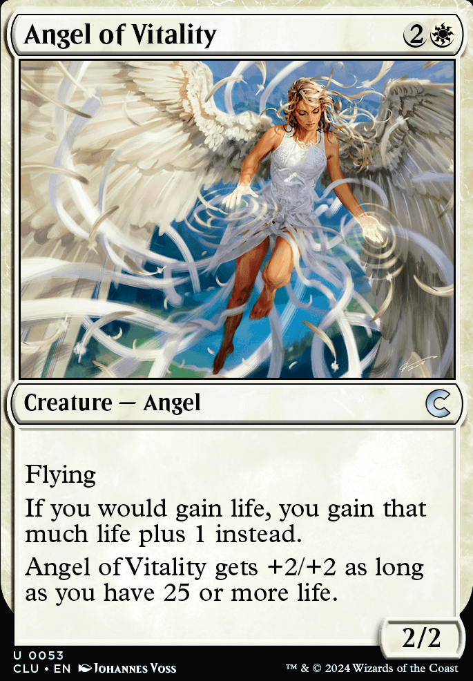 Angel of Vitality feature for Liesa Budget Deck