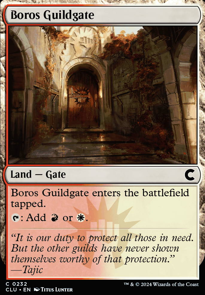 Boros Guildgate feature for Depala TinyLeader