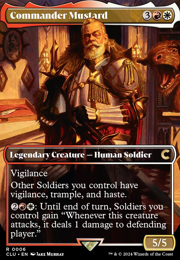 Featured card: Commander Mustard
