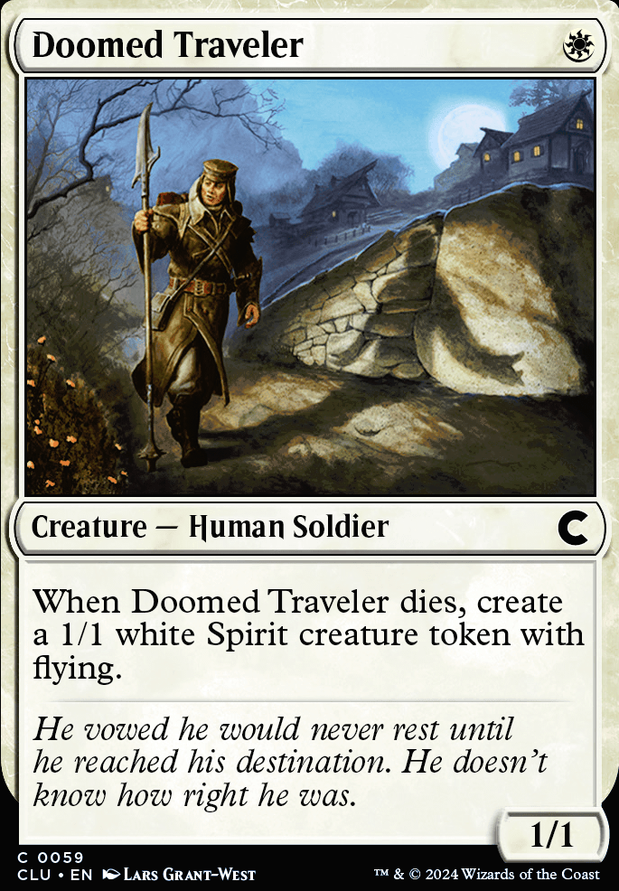 Doomed Traveler feature for Benevolent Spirits (Oathbreaker)