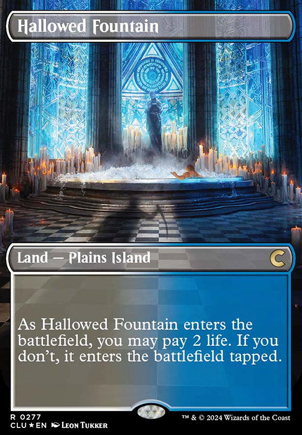 Hallowed Fountain feature for Azorius Spirits Pioneer