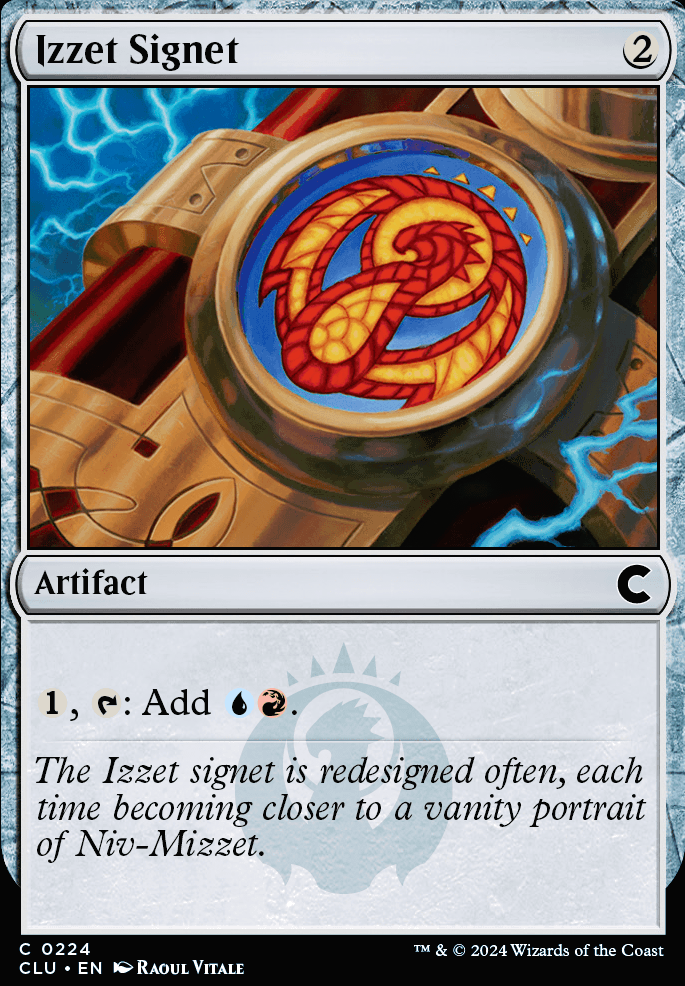 Izzet Signet feature for Inalla's destructive ally conspiracy