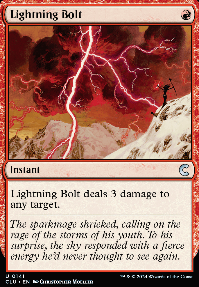 Lightning Bolt feature for UBR Burn - UNLIMITED POWER