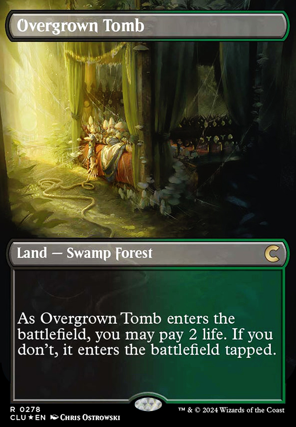 Overgrown Tomb feature for Morophon, the Boundless Commander Deck (2023-06-30