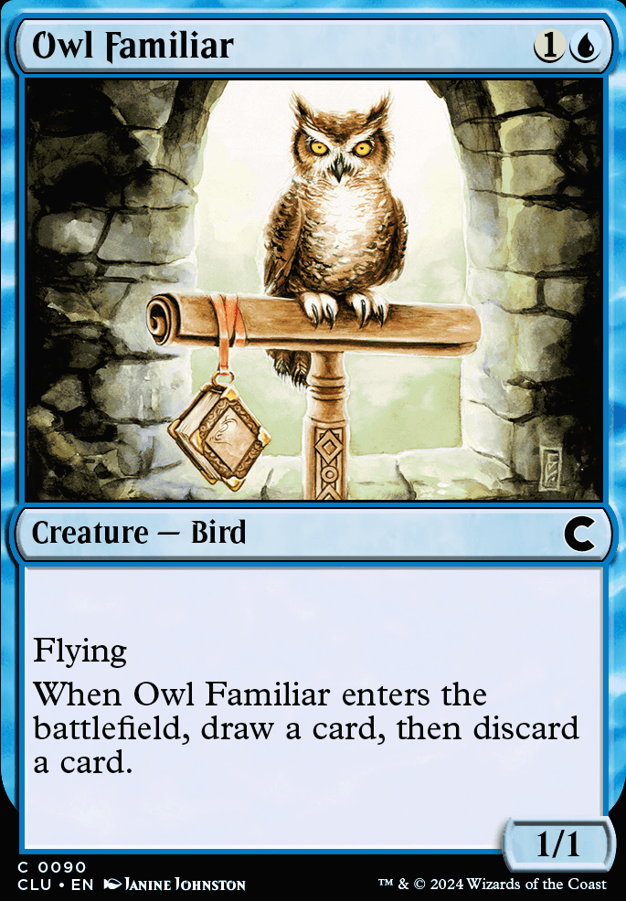 Owl Familiar feature for Alrund and his birds