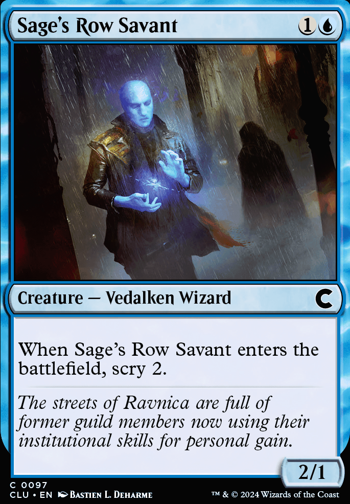 Featured card: Sage's Row Savant