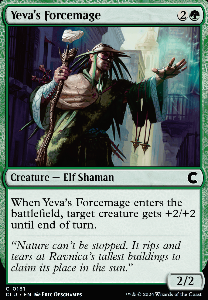 Featured card: Yeva's Forcemage
