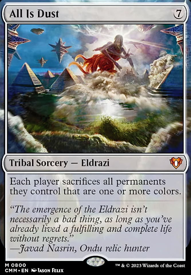 All is Dust feature for Colorless Eldrazi