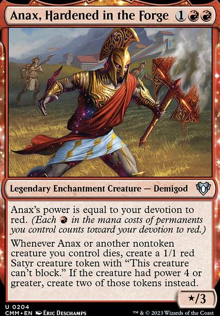 Commander: Anax, Hardened in the Forge