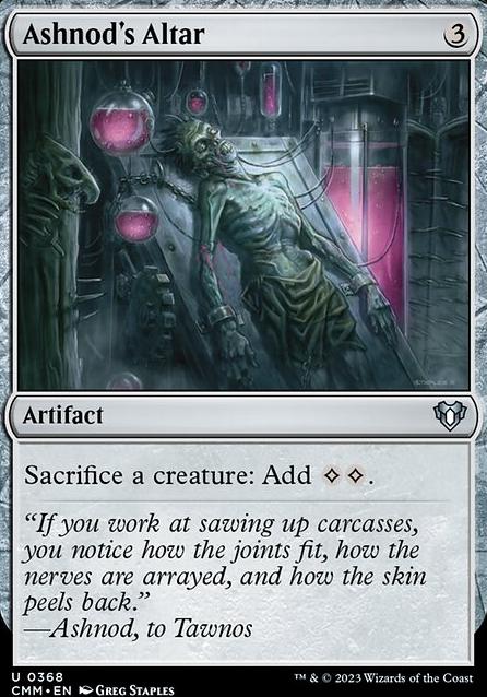 Ashnod's Altar feature for zombie token army