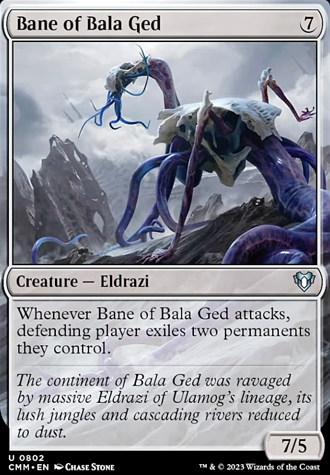 Bane of Bala Ged feature for Red Black Eldrazi