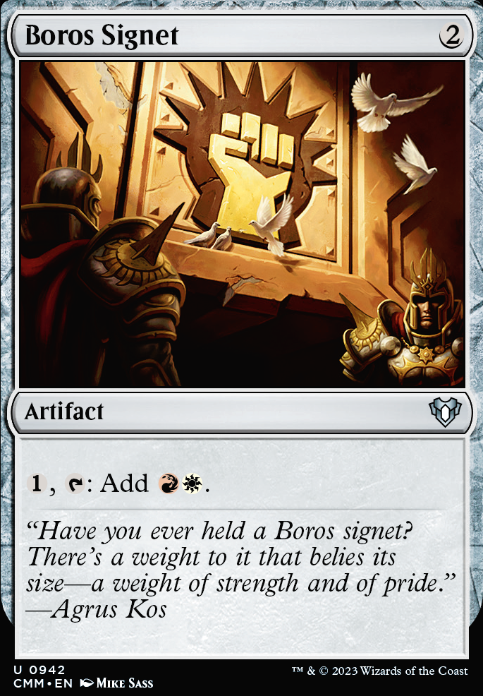 Boros Signet feature for Game within a Game within a Game