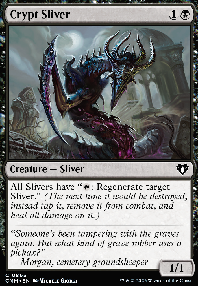 Crypt Sliver feature for 4 color Slivers