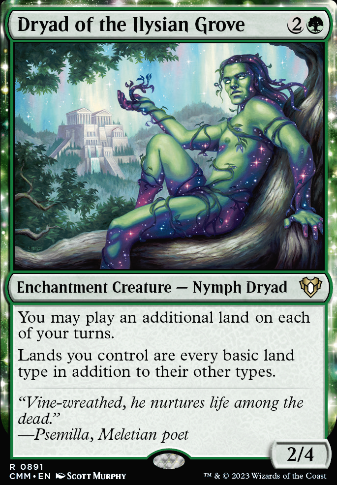 Dryad of the Ilysian Grove feature for the sweeby cube