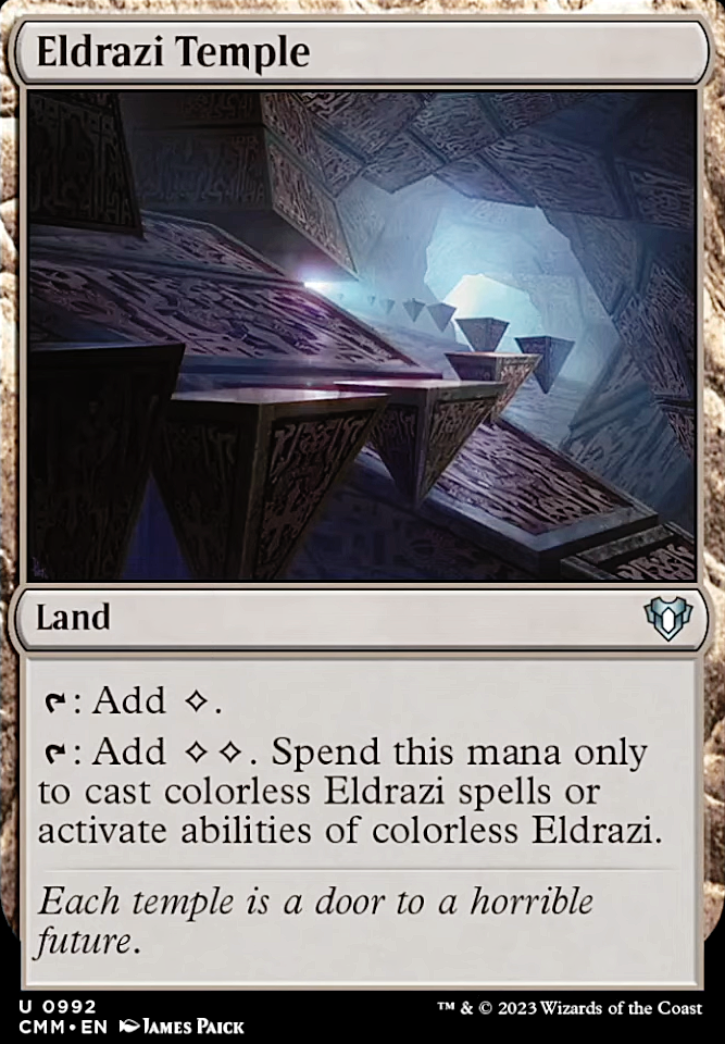 Eldrazi Temple feature for UW Eldrazi Stoneblade