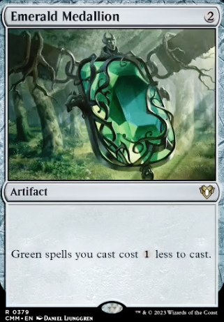 Emerald Medallion feature for This deck is a beast