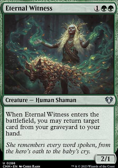 Eternal Witness feature for Titania, Voice of Gaea