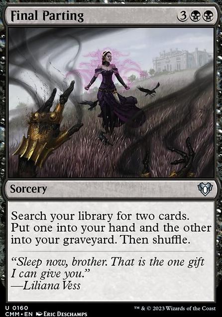 Final Parting feature for Glamorous Artisan-EDH