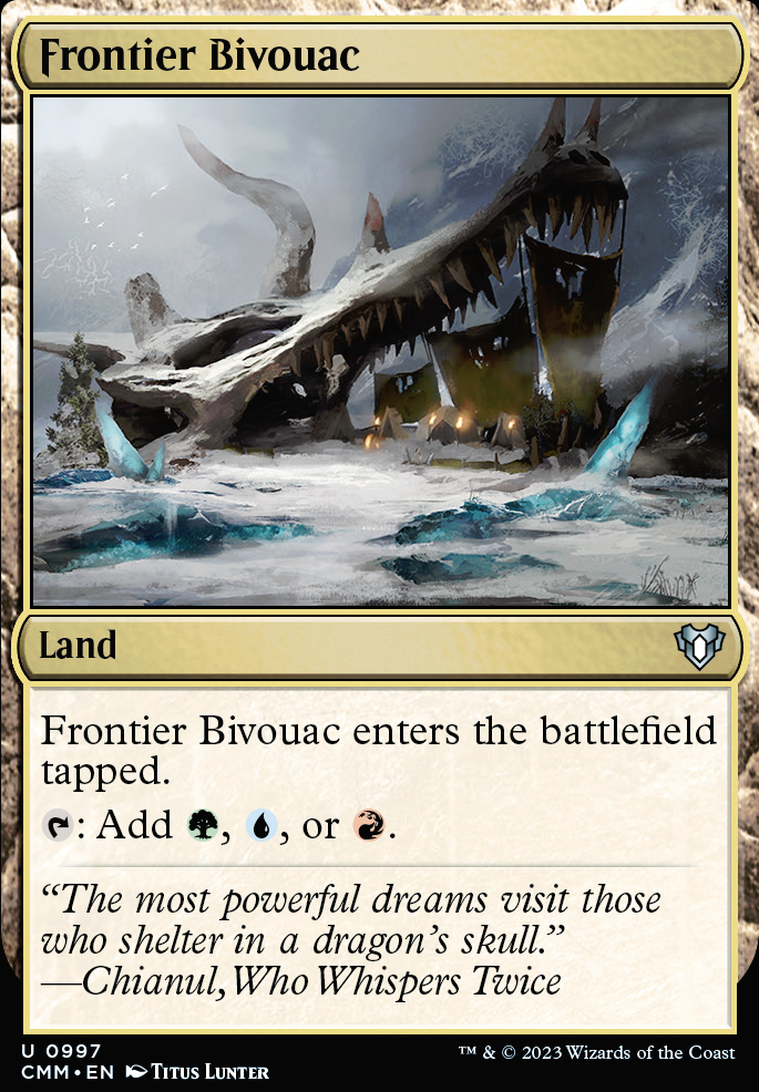 Frontier Bivouac feature for Cascading Mana Ramp