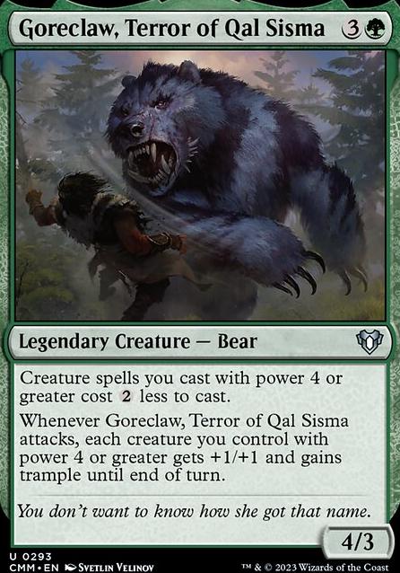 Featured card: Goreclaw, Terror of Qal Sisma