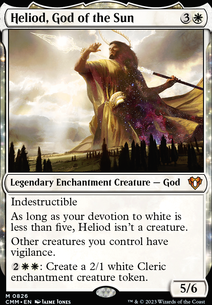 Heliod, God of the Sun feature for Cleric commander