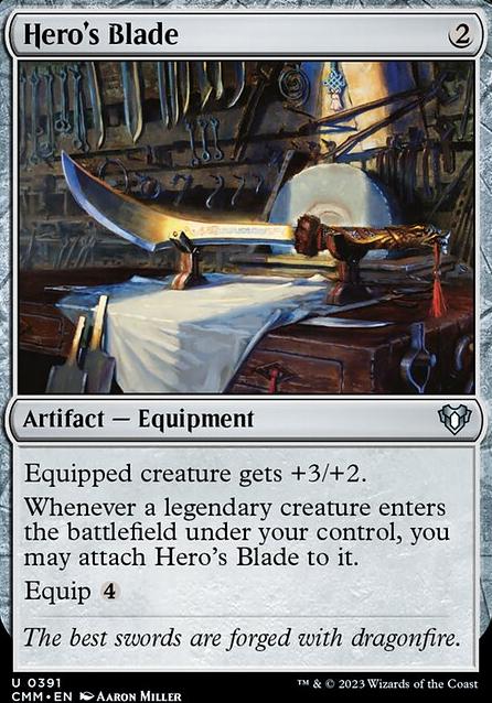 Featured card: Hero's Blade