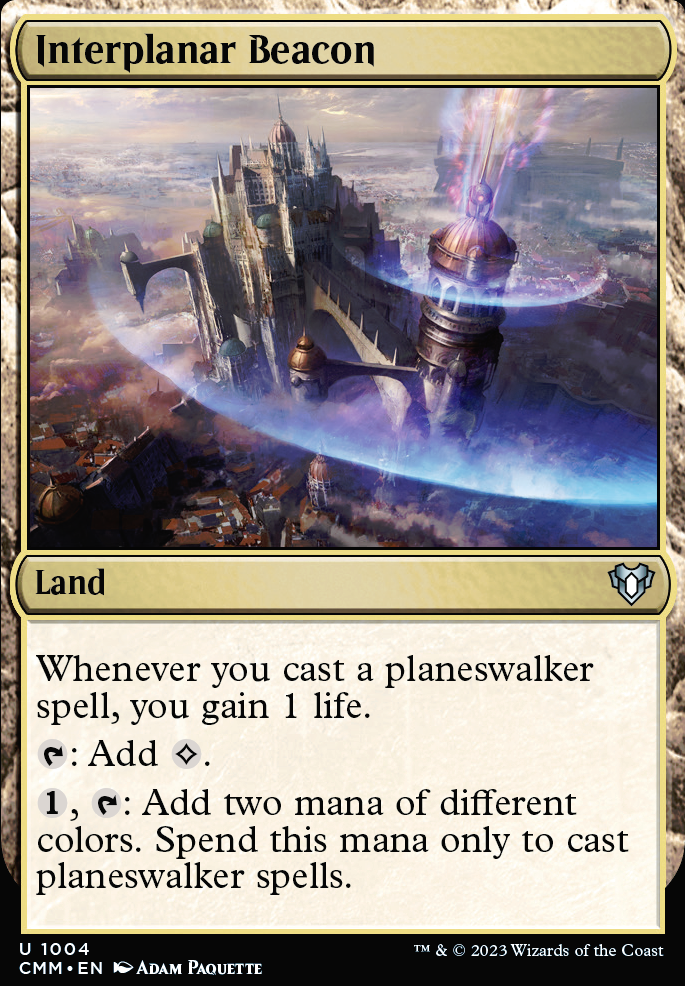 Interplanar Beacon feature for planswalker party
