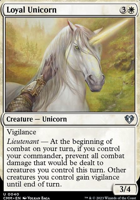 Loyal Unicorn feature for Unicorns! (My EDH Masterpiece)
