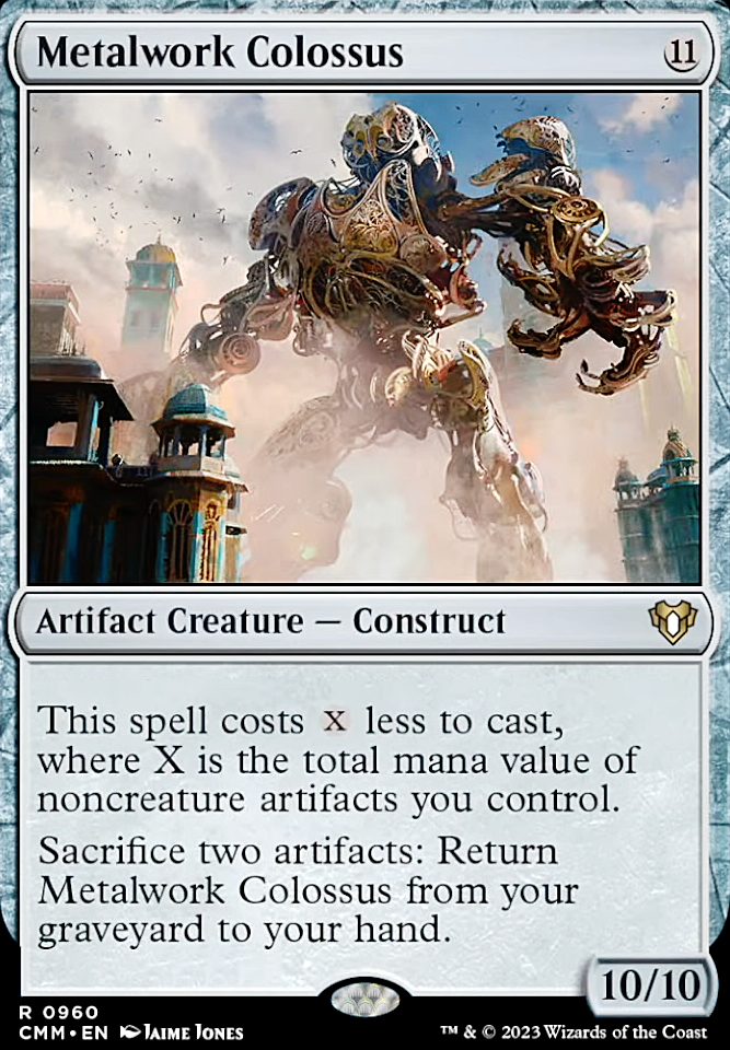 Metalwork Colossus feature for artifact buddies colorless
