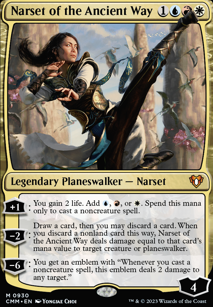 Narset of the Ancient Way feature for Jeskai to the Skies - 2021 Standard