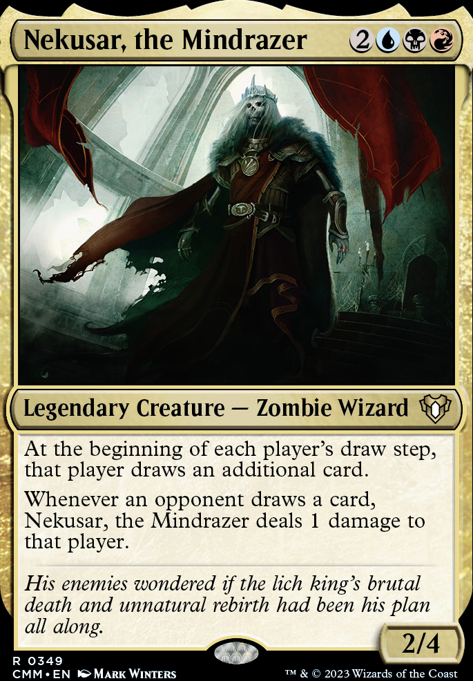 Nekusar, the Mindrazer feature for Oh My Gizzard, It's a Zombie Wizard (Nekusar)