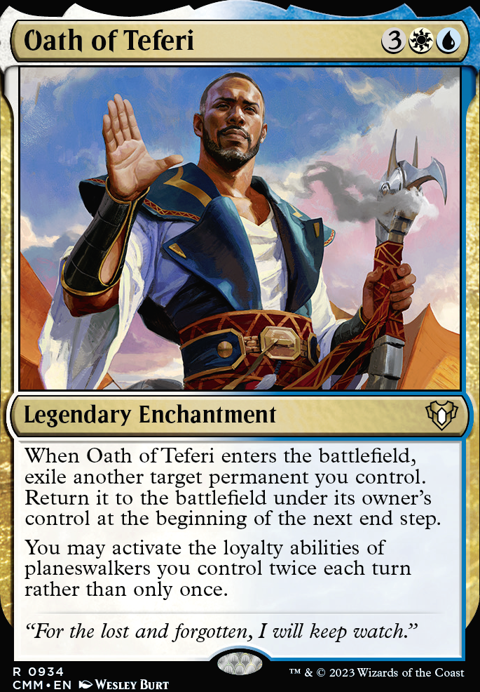 Oath of Teferi feature for Miserable Company