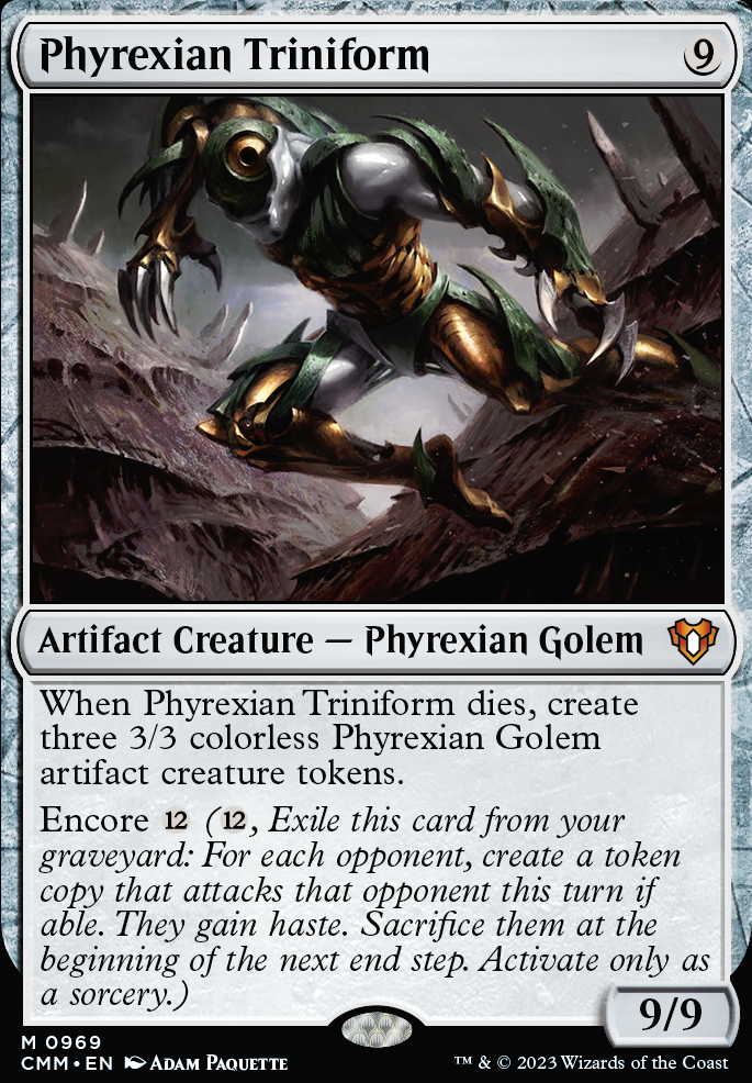 Featured card: Phyrexian Triniform
