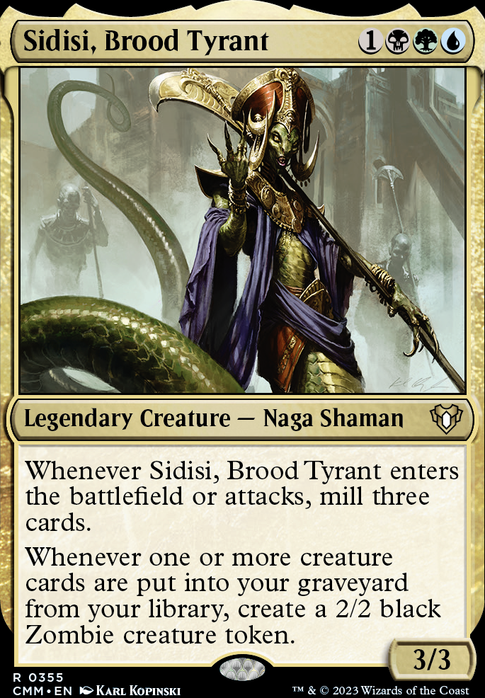 Sidisi, Brood Tyrant feature for Sidisi's Brood