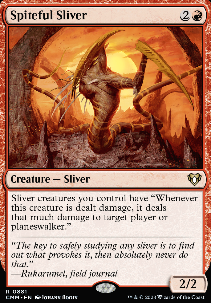 Spiteful Sliver feature for The Sliver Hive Commander Deck - Embracing Chaos