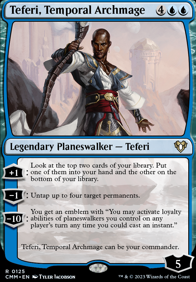 Teferi, Temporal Archmage feature for The TARDIS of H.P Lovecraft