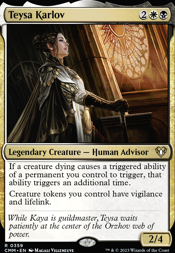 Teysa Karlov feature for Orzhov Syndicate Guild (RNA)