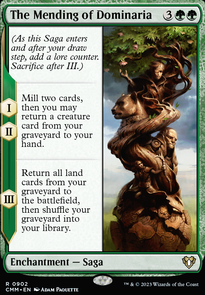 The Mending of Dominaria feature for Reptiles n Elves
