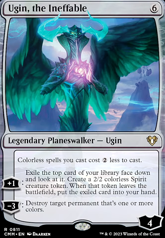 Ugin, the Ineffable feature for Verity spirits (Mono blue tap/card draw/tempo)