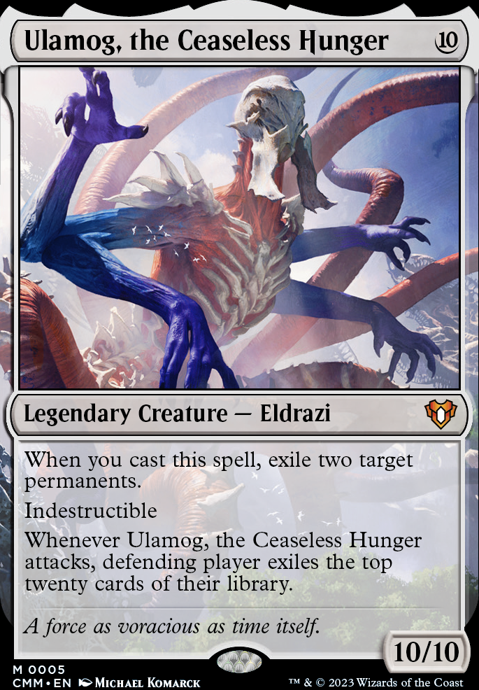 Ulamog, the Ceaseless Hunger feature for Eldrazi Control