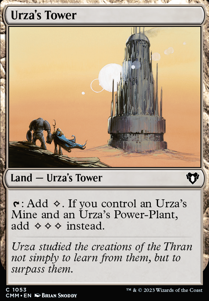 Urza's Tower feature for charge counter deck