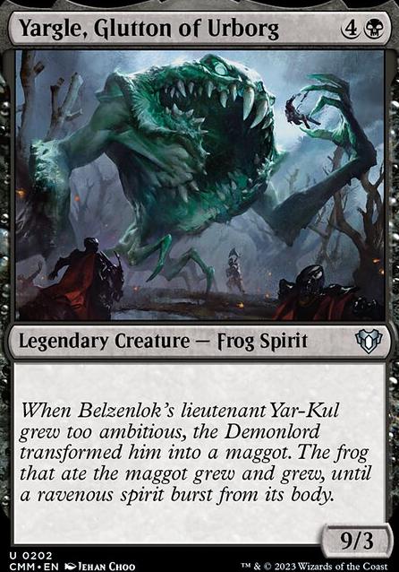 Yargle, Glutton of Urborg feature for Black Vanilla