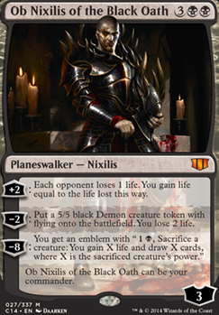 Commander: Ob Nixilis of the Black Oath