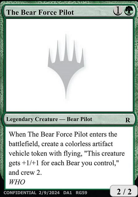 The Bear Force Pilot The Bear Force Pilot