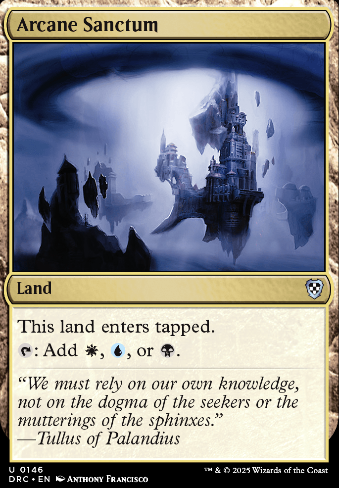 Arcane Sanctum feature for Commander Sliver Deck