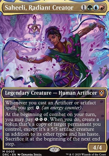 Saheeli, Radiant Creator feature for Saheeli's Energy Surge