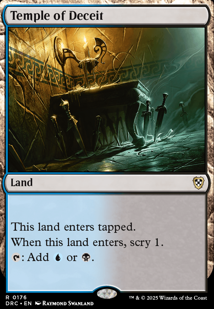Temple of Deceit feature for Mill Deck