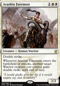 Featured card: Arashin Foremost