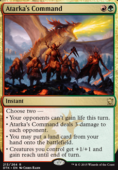 Featured card: Atarka's Command